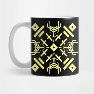 Magic runes  Mystical geometry sign  Alchemy mystical symbol Mug